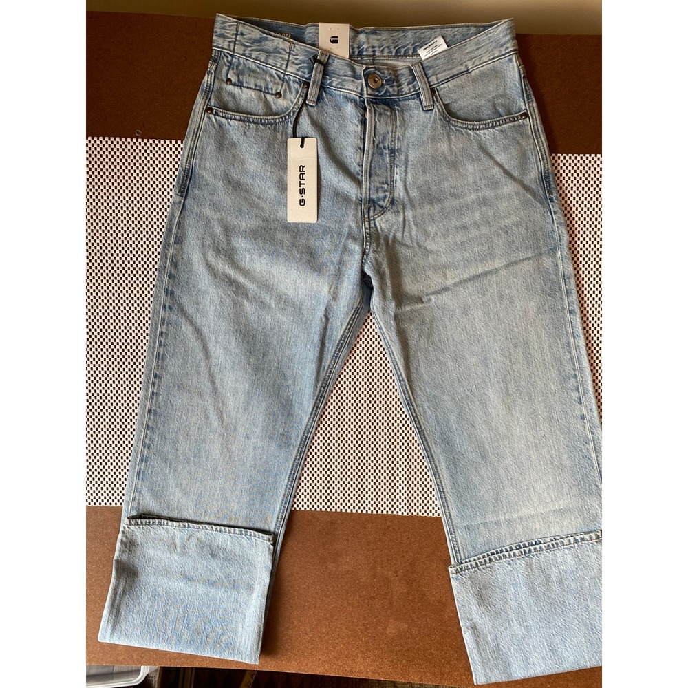 G-Star RAW Jeans Mens 30x32 Dakota Regular Straight Sun Faded Cloudburst D23691
